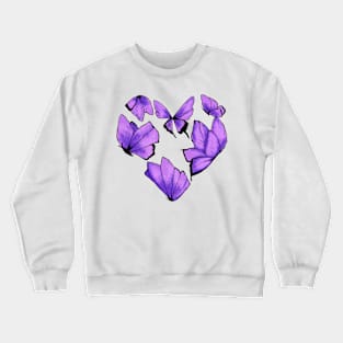 Butterfly love sign Crewneck Sweatshirt